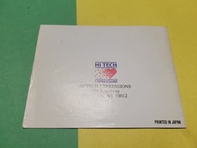 Tom & Jerry 1991 NES Nintendo Instruction Booklet NES-5Y-USA