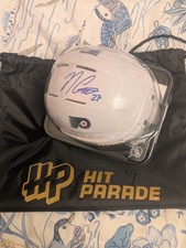 Noah Cates NHL Signed Mini Helmet Philadelphia Flyers COA