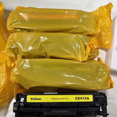 305A Toner Cartridge 4 Pack For CE410X CE411A CE412A CE413A For HP Pro 300,400