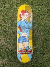 Vintage 1997 Hookups Skateboards Miss Kawasaki Deck First Teacher Released