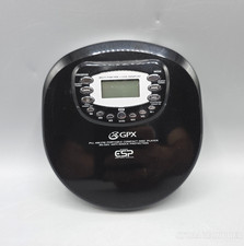 Vintage GPX C4051 Portable Compact Personal CD Player Black 6-Digit LCD Display