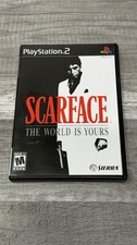 Scarface: The World is Yours (PS2) ESRB mature 17+ Light Scratching Tested Works