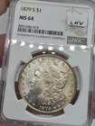 1879-S MORGAN SILVER DOLLAR~NGC MS 64 ~BEAUTIFUL COIN~  Undergraded