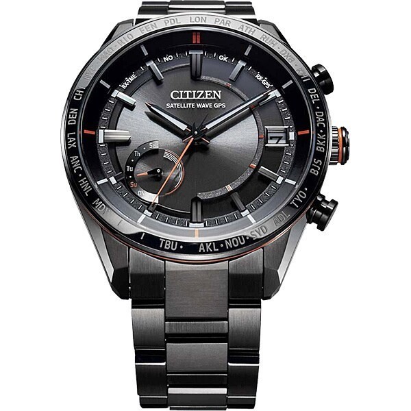 Citizen Attesa F150 Eco-Drive GPS Radio Black Men's Watch CC3085-51E Japan image 2