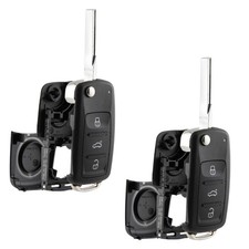2 Key Fob Remote Flip Shell Case For 2010-2016 Volkswagen Nbg010180t Nbg010206t