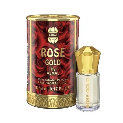 Rose Gold AJMAL Long Lasting Liquid Attar 5ml f536