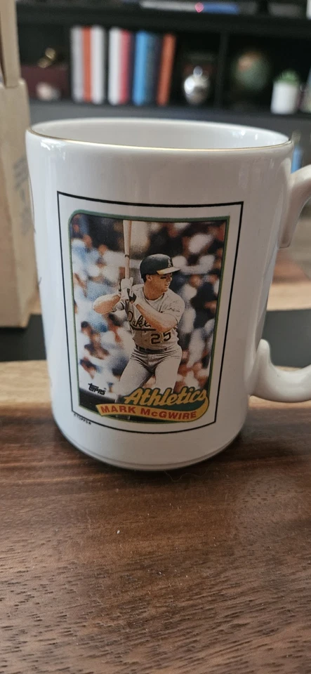 Topps #70 Mark McGwire Rookie Heirloom Tradition Authenticated By Topps Mug - Image 4 of 4