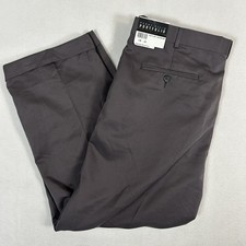 Perry Ellis Portfolio Men  s Dress Pants 38x29 Heather Gray Modern Fit NWT