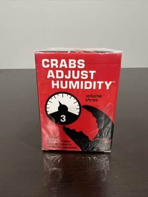 Crabs Adjust Humidity Volume 3 Expansion Cards Box Player NEW IN BOX SEALED