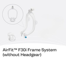 ResMed AirFit F30i Frame with Hose Elbow, Size MEDIUM, New