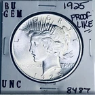 1925 P BU GEM PEACE SILVER DOLLAR UNC MS+++ U.S. MINT RARE COIN 8487
