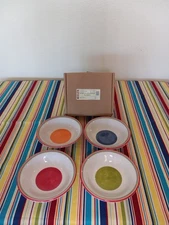 Longaberger 2005 Sunny Day Set of 4 Melamine Bowls-Mint in Box!