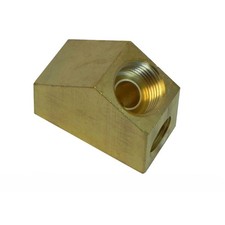 Brass Fuel Block Dual Feed Holly Factory Correct 1967-72 Chevelle El Camino Nova Brass Fuel Block Dual Feed Holly Factory Correct 1967-72 Chevelle El Camino Nova