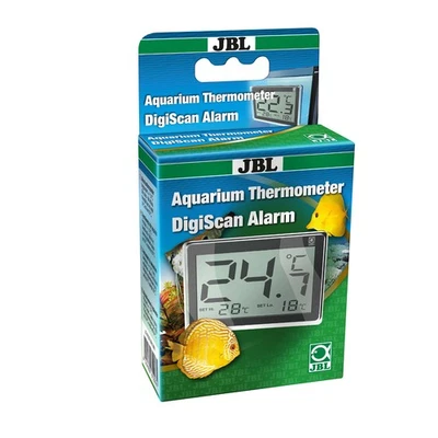 JBL DigiScan Alarm Aquarium Thermometer Digitales Klebethermometer mit Alarm