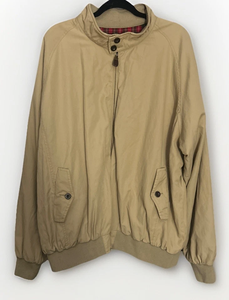 Orvis Mens Large Harrington Check Plaid Lined Jacket Bomber Baracuta Style XXL - Image 3 of 4