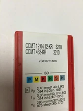 10pcs Original User Tools CCMT 120412-KR 3210