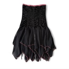 NWT Vintage Y2K 2000s Pop Punk Grunge Princess Whimsy Goth Dress Size Small