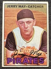 1967 TOPPS JERRY MAY (PITTSBURGH PIRATES) #379 VG
