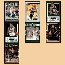 Giannis Antetokounmpo Lot 7 Basketball Cards 2023 Donruss Complete Players Bucks