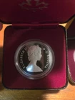 (2) Canadian Proof Silver Dollars Anniversary