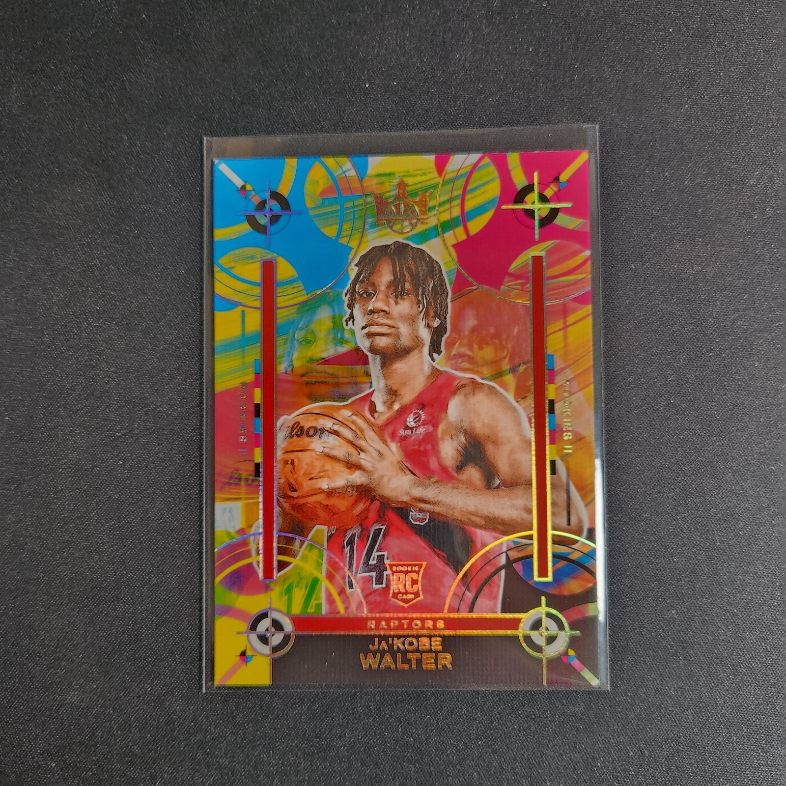 2024-25 Panini Court Kings - Jakobe Walter RC Rookie II Toronto Raptors #144 L54