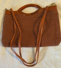 Vintage Whiting  Davis Vintage Art Deco Red Evening Bag Purse