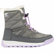 Sorel Whitney II Short Girls Boot Size 4 Quarry and Lavendar