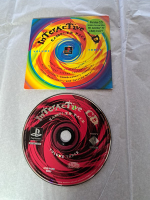 PS1? Playstation  Interactive CD Volume 3 Sampler Pack Demo Disc Sony Scratches