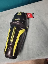 Zupełnie nowy Warrior Alpha LX40 Pojedynczy hokejowy ochraniacz na golenie Prawa noga Tylko rozmiar 13 cali.