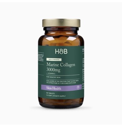 Marine Kollagen mit Vitamin C 3000mg 90 Tabletten