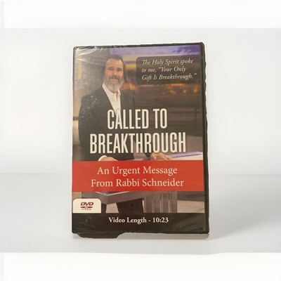 Called to Breakthrough: Urgent Message Rabbi Schneider (DVD) Brand New Sealed