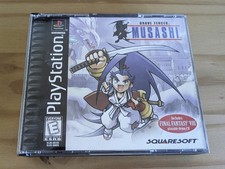 PS1 PlayStation 1 Brave Fencer Musashi CIB w/registration + demo disc