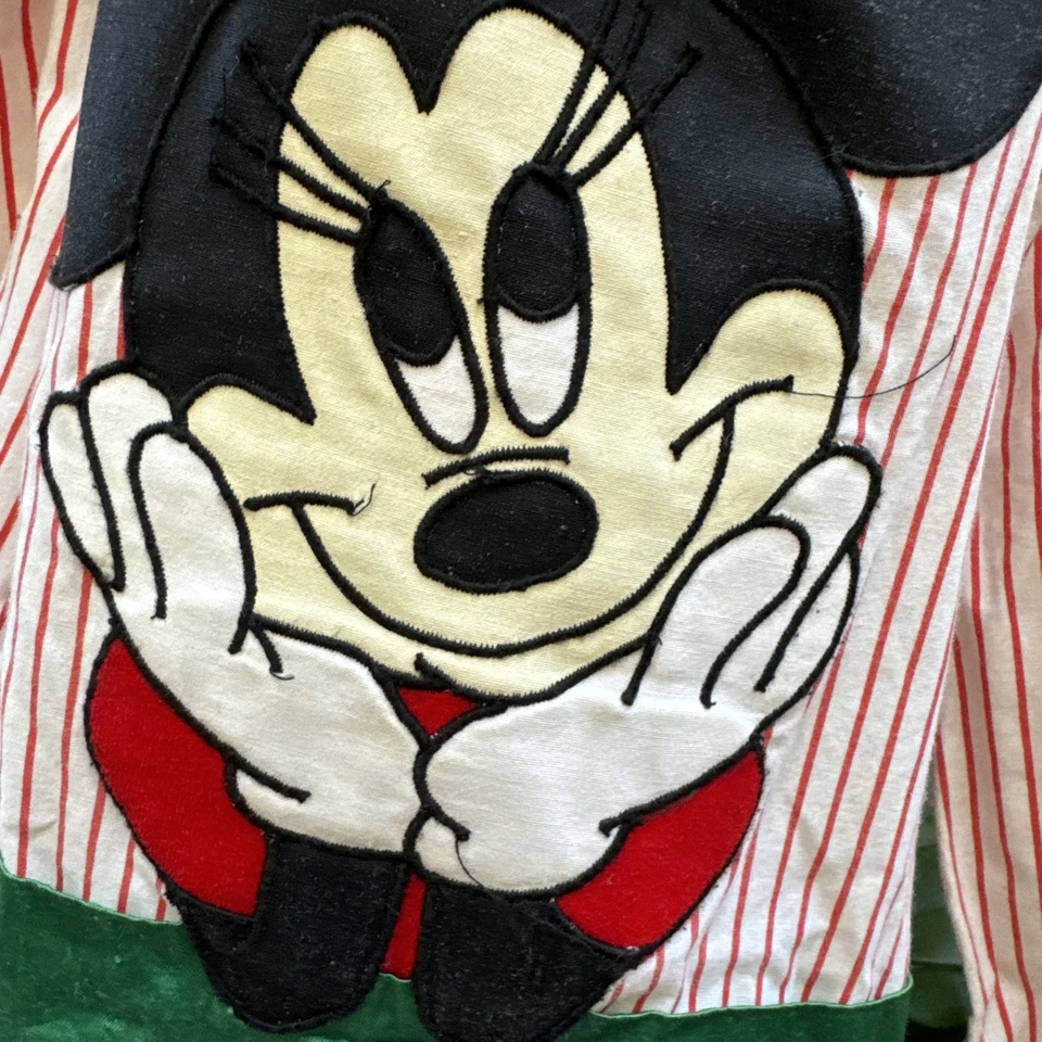 VTG Minnies Corner  By Youngland Disney Christmas Dress Minnie/Red /Green Sz 4￼ - Image 2 of 4