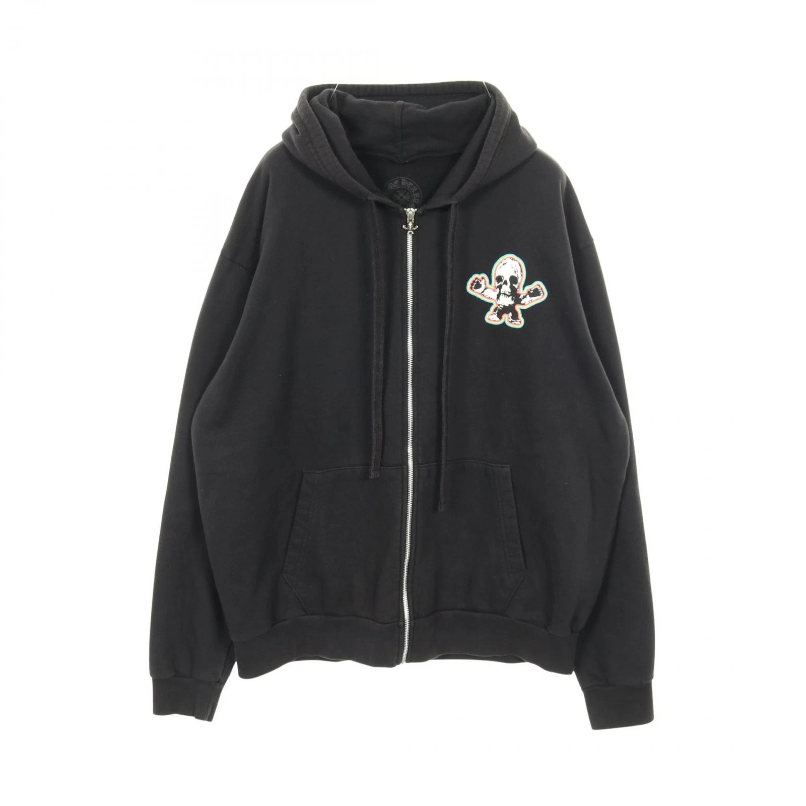 CHROME HEARTS FOTI Hoodie cotton Black Multicolor #L Used mens