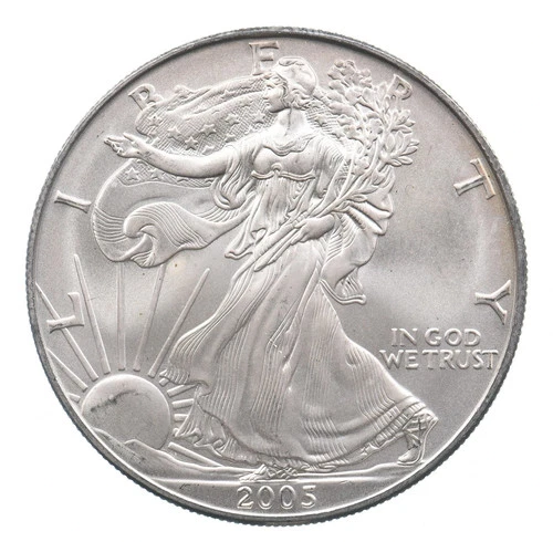 2005 American Silver Eagle Uncirculated 1oz .999 Fine Silver