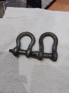 X2 Bow Shackles 3.25 Ton Recovery Tow Hooks Steel