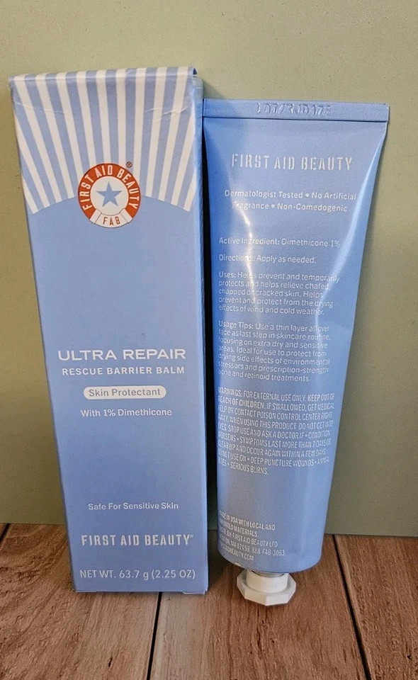 NUEVO EN CAJA PRIMEROS AUXILIOS BELLEZA ULTRA REPARACIÓN Bálsamo barrera de rescate protector de la piel 2,25 oz Foto 2 de 4
