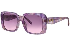 Coach CAD54 HC8424UF 58677W Sunglasses Women's Purple/Puple/Pink Gradient 56mm
