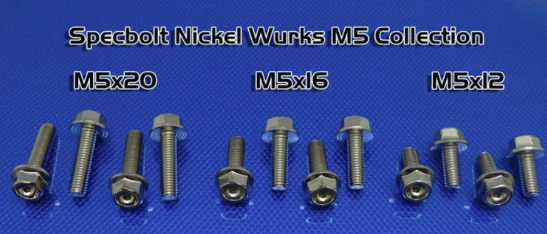 Kit de pernos KTM Nickel Wurks SX SXF EXC XC de Specbolt - Sujetadores estilo titanio Foto 4 de 4