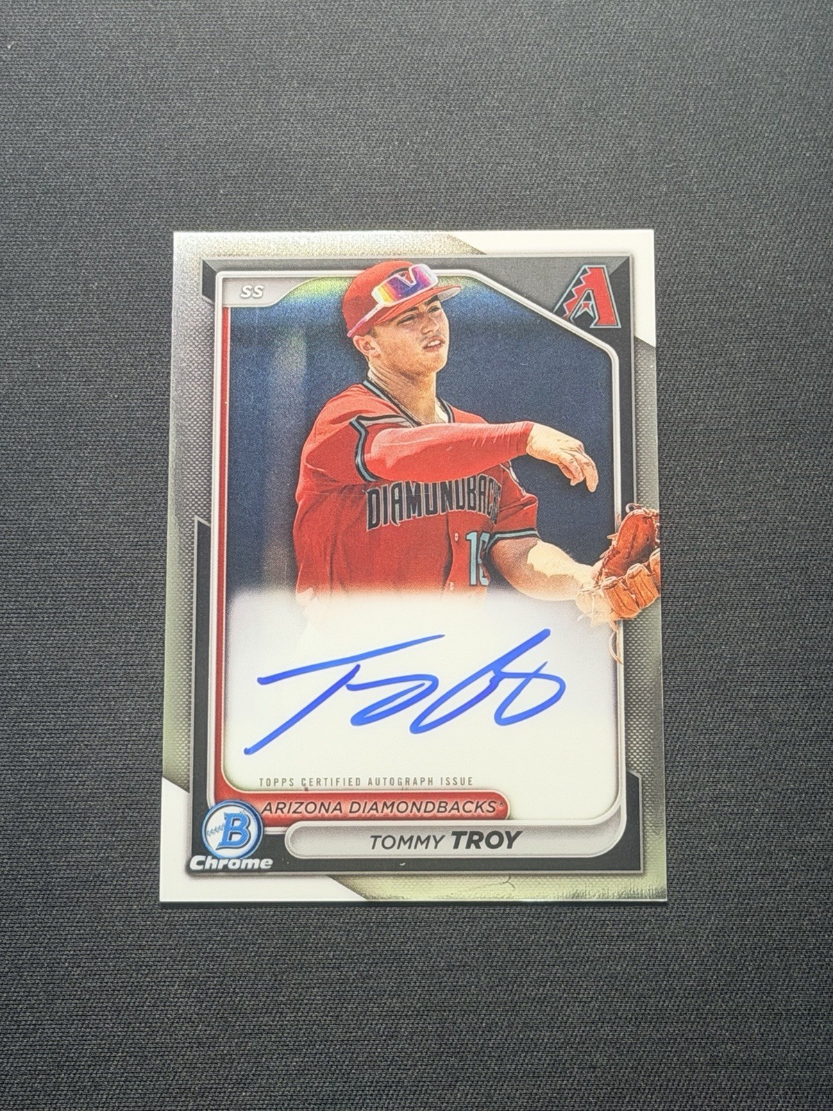 2024 Bowman - Chrome Prospect Autographs Tommy Troy #CPA-TT (AU, RC)
