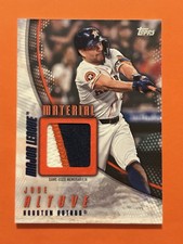 JOSE ALTUVE (08/25)(1:4,342 Packs)JERSEY PATCH RELIC Topps Major League Material