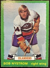 1973-74 OPC #202 BOB NYSTROM EX+ ROOKIE CARD NEW YORK ISLANDERS!!!. rookie card picture