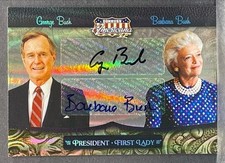 2008 Donruss Americana - George H.W. Bush - Barbara Bush Dual Autograph AUTO /50