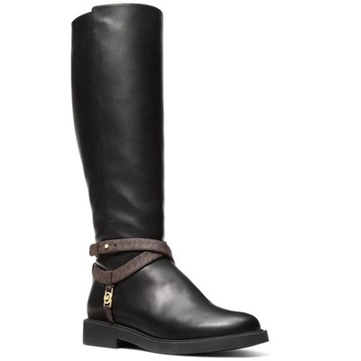 Women's Michael Kors Mandy Knee High Boots Black/Brown