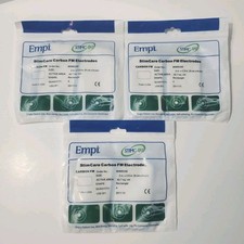 Empi StimCare Carbon FM Electrodes 86906240 4 Pack Lot Of 3