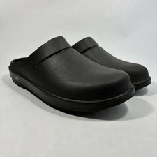 Oofos Men’s Oocloog Recovery Clogs Luxe Black M13 W15 Slides Comfort Sandal