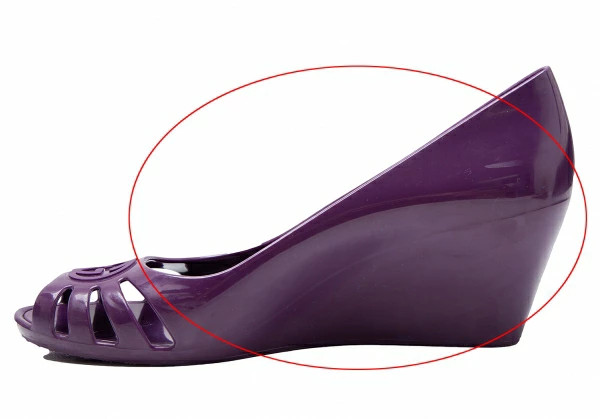 GUCCI Rubber Heel Sandals Purple 23.5 [Ladies] thumbnail 9