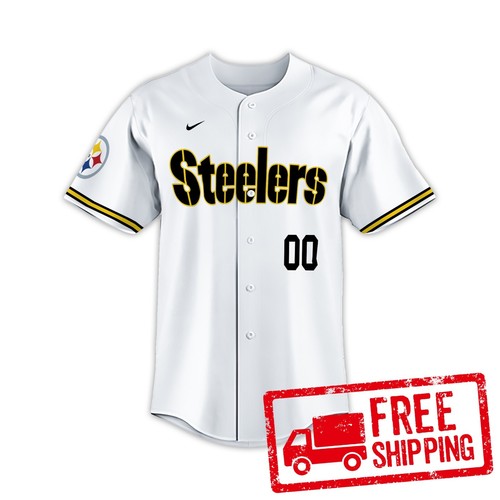 Custom Personalized, Pittsburgh Team Steelerss Shirt, BaseBall Shirt, S