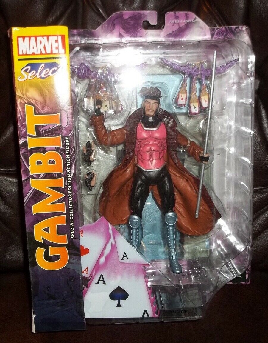 Figurine Marvel Legends Gambit (Remy Lebeau) - X-Men - Articulée - Occasion