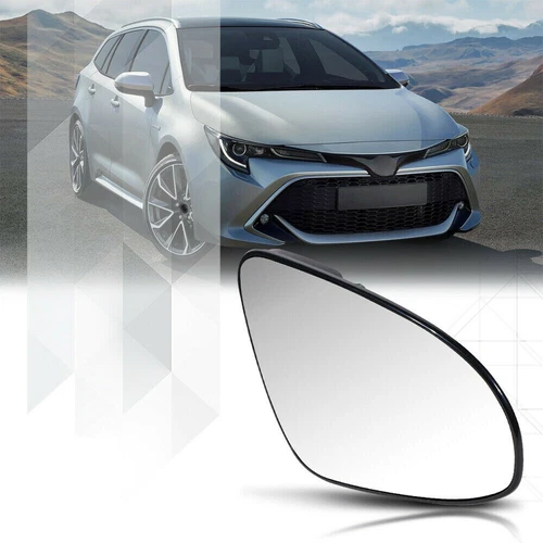 1Pc Side Mirror Glass for 2014-2019 Toyota Corolla with Heated Passenger Side